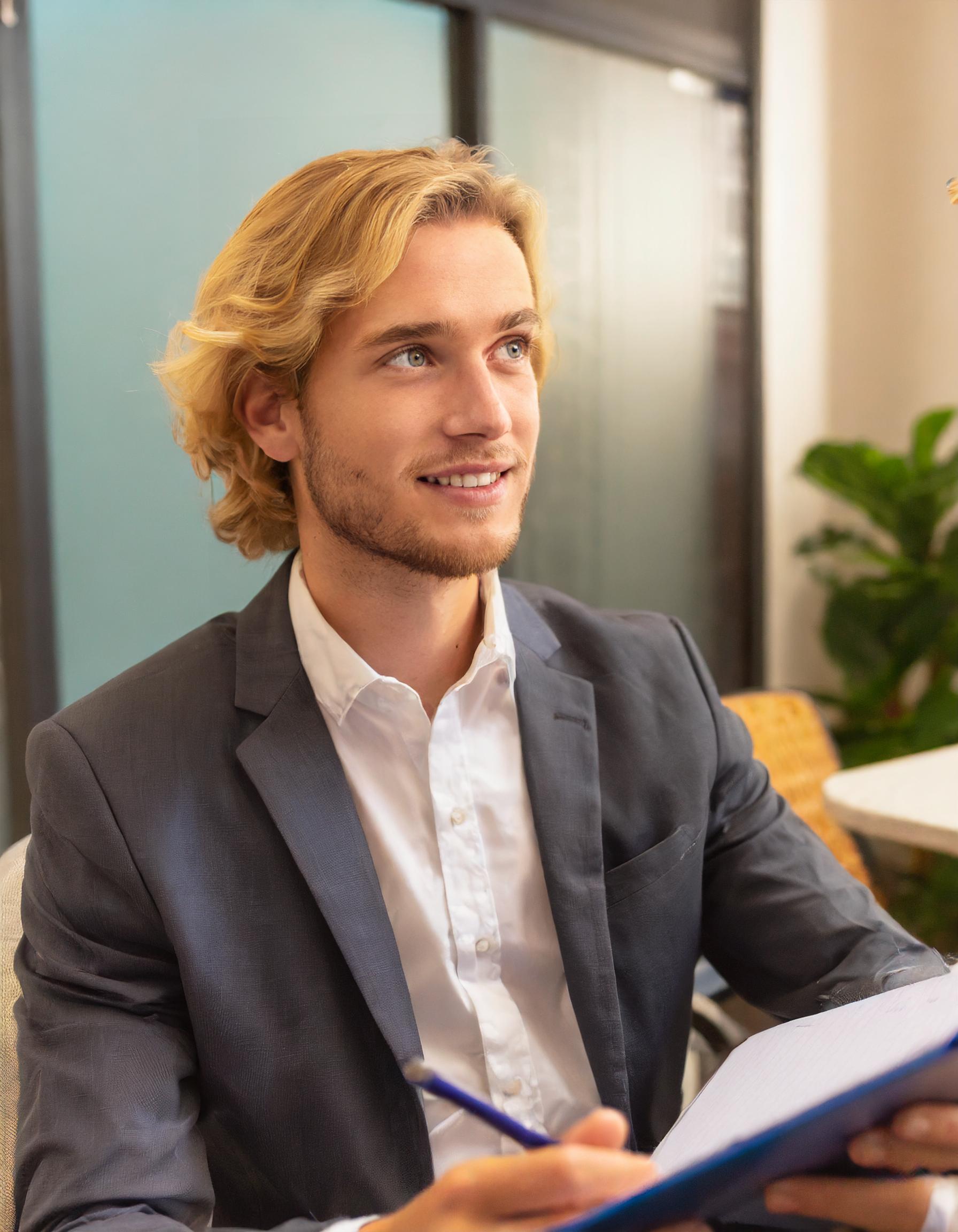 Max Schmidt, männliche Person in klassischem Anzug